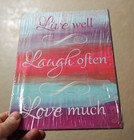 Live well Laugh often Love much colorful wall decor — photo 1