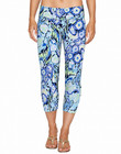 LILLY PULITZER LUXLETIC INDIGO SUNSET SWIM UPF 50+ CROP LEGGINGS MEDIUM — photo 2