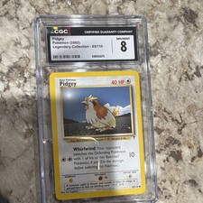 Pokemon TCG Pidgey 85/110 Legendary Collection 2002 Regular CGC 8 Graded on eBay