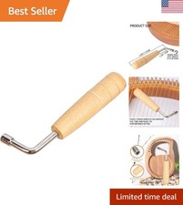 Elegant L-Shape Harp Tuning Wrench - Portable Stainless Steel Tool for Musicians