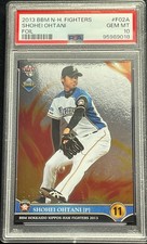 HOLY GRAIL! PSA 10 GEM Mint 2013 BBM N-H Fighters Shohei Ohtani #F02A POP 16!