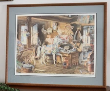 Charles L. Peterson "Carousel Horses" ED signed #2771/3000; Excellent Condition
