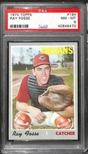 1970 Topps #184 RAY FOSSE PSA 8 NM-MT 40846470 