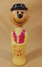 Vintage Top Cat Colgate Palmolive Soaky Bubble Bath Bottle
