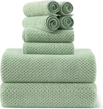 8-Piece Bath Towel Set, 2 Extra Large Bath Towel Sheets, 2 Hand Towels and 4