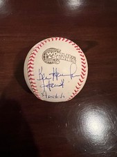 Ken Hawk Harrelson Chicago White Sox Signed Autograph 2005 World Series Baseball
