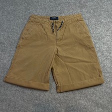 Polo Ralph Lauren Youth Boys Shorts 12 Brown Cotton Classic Fit Golf Prep