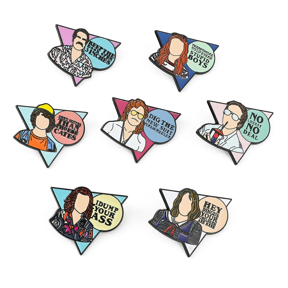 Stranger Things Metal Brooch Hellfire Character 0… - image 1