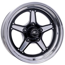 Billet Specialties Street Lite Black Wheel 15x4 1.625in Bs- Brs23540l6516