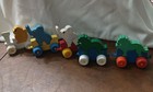 VTG Lot Of Rubber Animal Train Carts West Germany Lion Giraffe Elephant  — photo 7