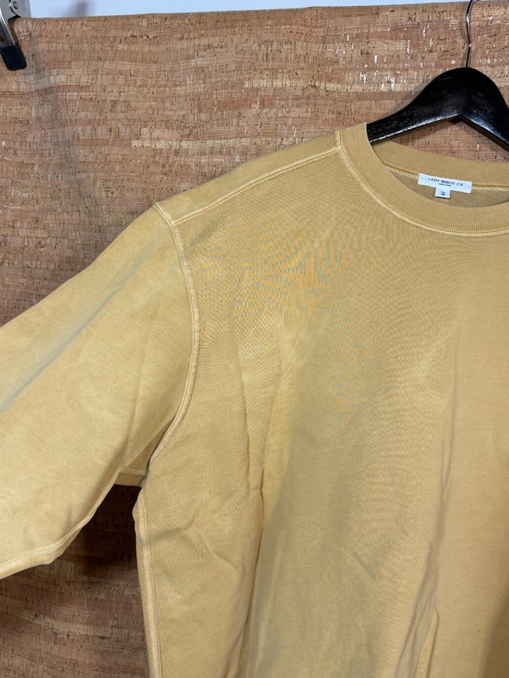 Lady White Co. Para hombres Talla 40 Grande Dorado Relajado Sudadera Cuello Redondo EE. UU. Foto 2 de 4