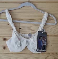 Champion Women's 34C Underwire Bra Ivory Sport Essentials Gel Strap NWT