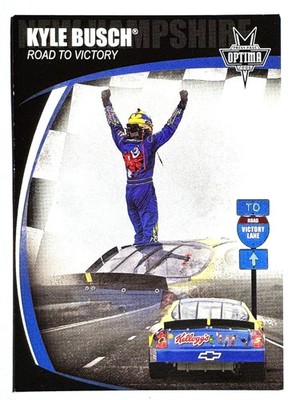 KYLE BUSCH 2006 Press Pass Optima ROAD TO VICTORY NASCAR Racing Card #85