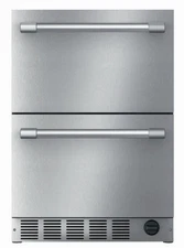 Thermador T24UR925DS 24 Inch Built-In Undercounter Double Drawer Refrigerator