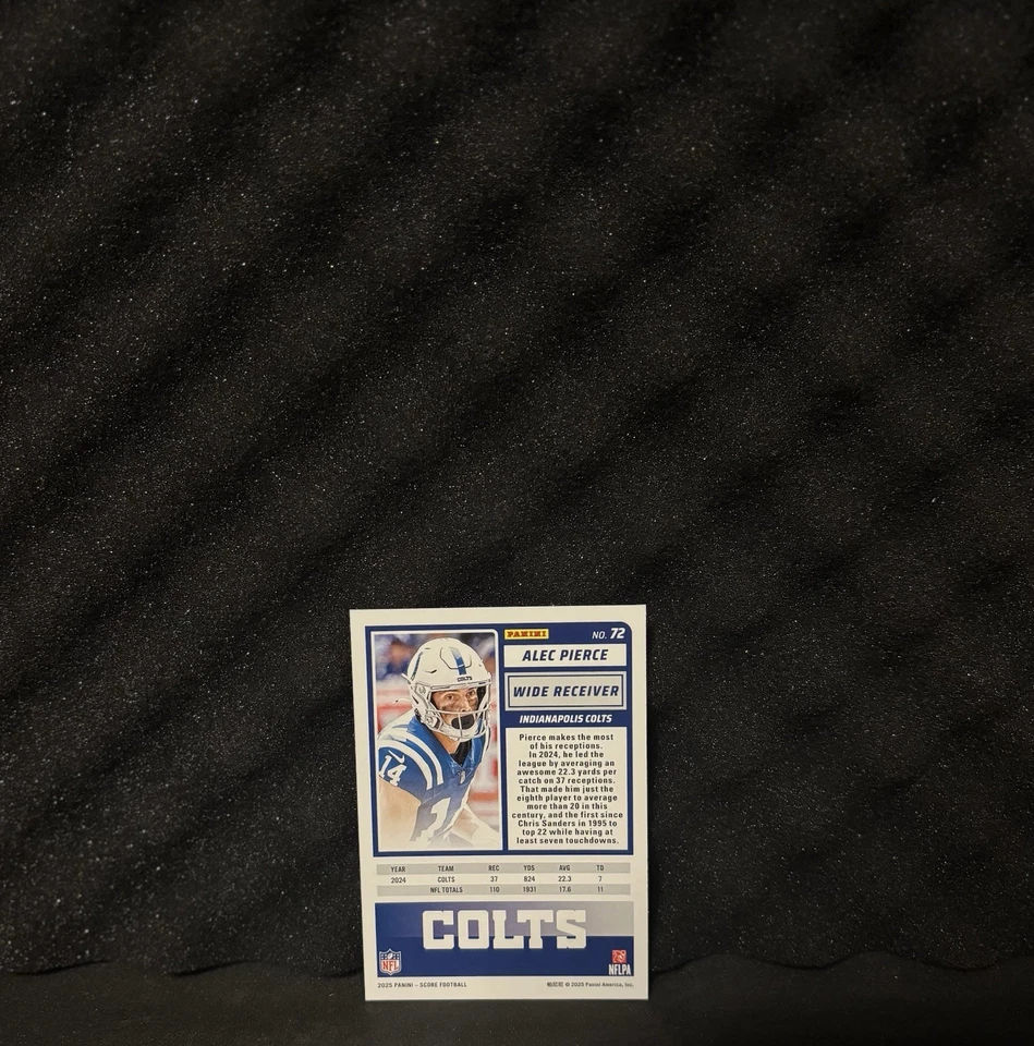 2025 Score - Alec Pierce #72 - Image 2 of 2