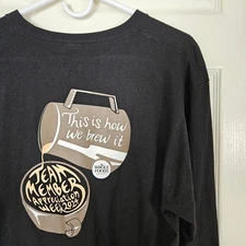 Whole Foods Market Team Member Appreciation 2024 Black Long Sleeve T Shirt Men L