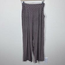 Vintage Janice McCarty Pants Womens Small Wide Leg High Rise Pleated Boho 90s