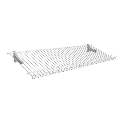 ClosetMaid ShelfTrack Wire Shoe Shelf 36 in Closet Organizer Storage Rack White