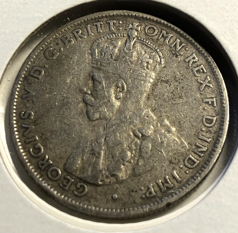 elf Australia 1 Florin 1927 (m) Silver   George V