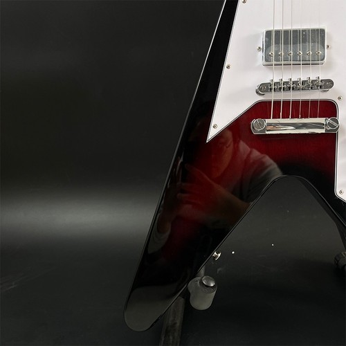 Solid wood body, silver hardware, white pickguard, free shipping
