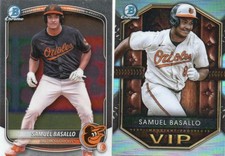 Sam Basallo- 2025 Bowman Chrome - Very Important Pros., 2025 Bowman Chrome Pros.