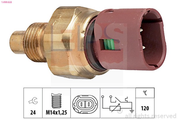 EPS KüHlmittel Wasser Temperatur Sensor 1.830.522 FüR Clio Renault 19 M14X1,25 1-image