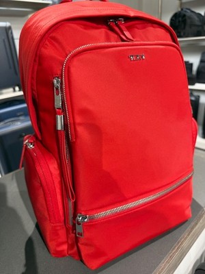 NEW Tumi Voyageur CELINA 16.0 Nylon Laptop Backpack - TUMI RED | eBay