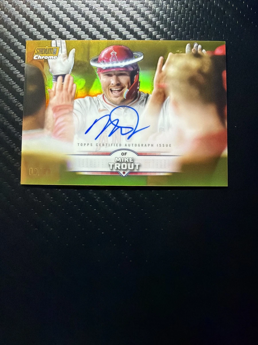 Topps Mike Trout Baseball Sports Trading Cards & Accessories