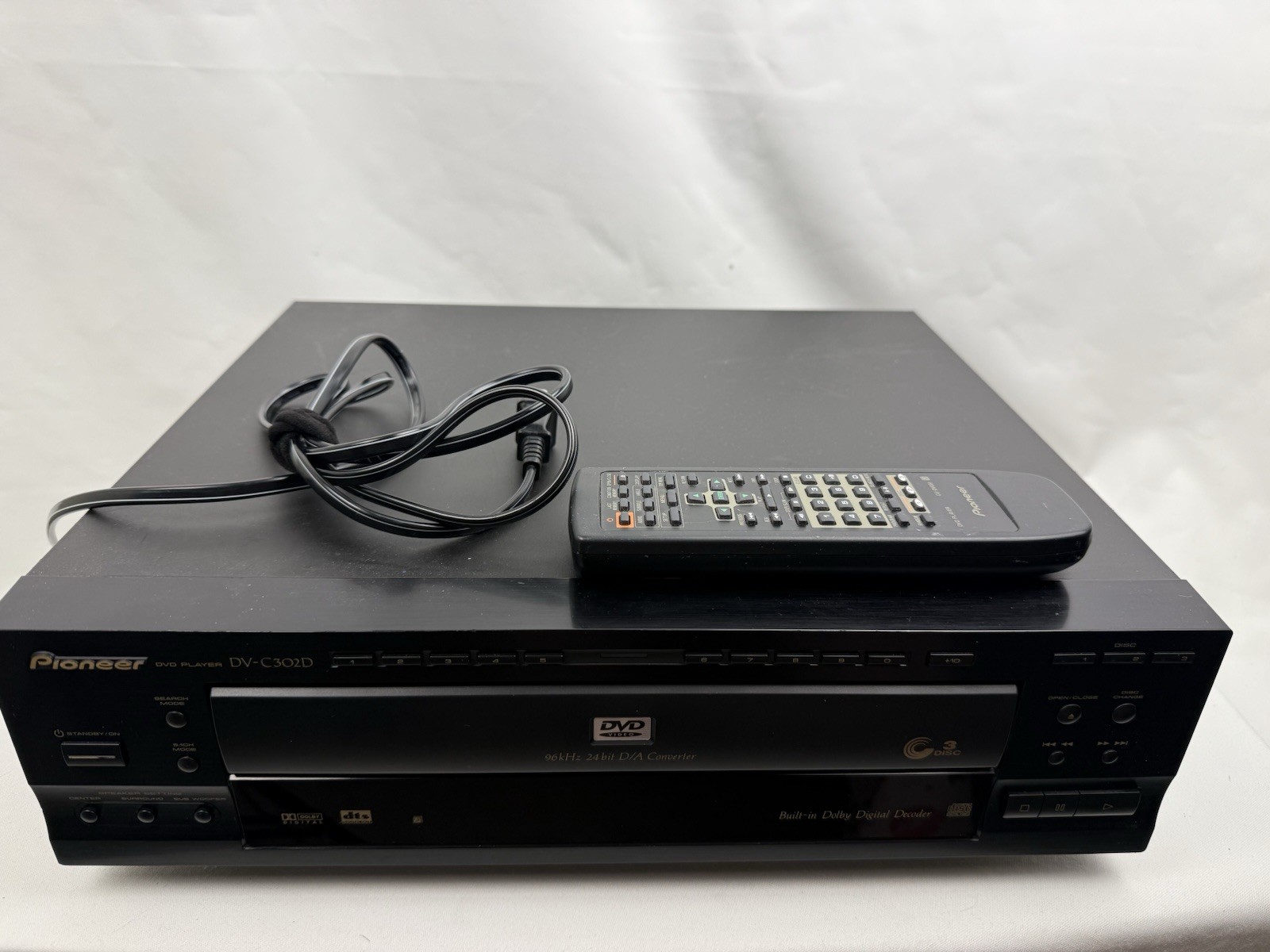 Changer Carousel - Tested W/ Remote Cu-dv051