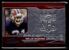 2007 Playoff Prestige Prestigious Pros Red Willis McGahee 201/750 Buffalo Bills