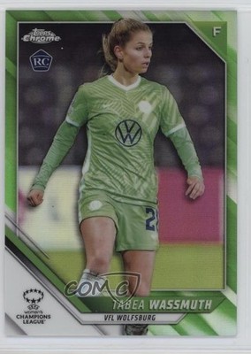 2021 Chrome UEFA Women's Champions League 42/99 Tabea Wassmuth #54 Rookie RC 1o2
