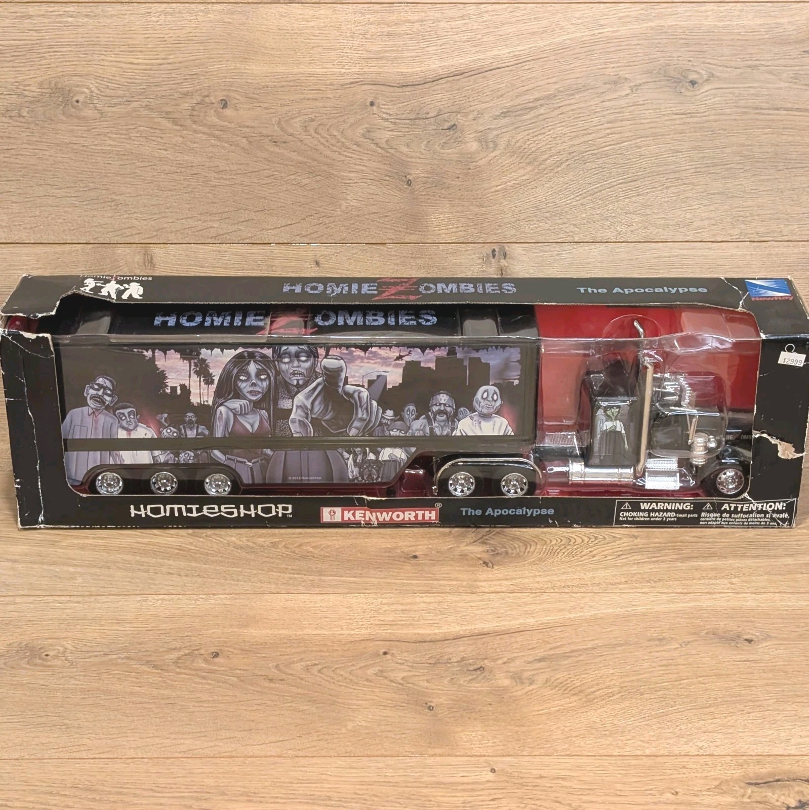 Homie Zombies The Apocalypse Kenworth W900n Semi Trailer 1:32