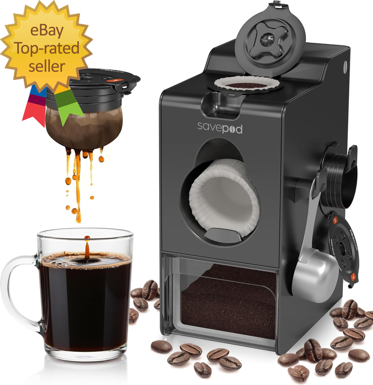 With Reusable Coffee Pods Compatible With Keurig And K-cup