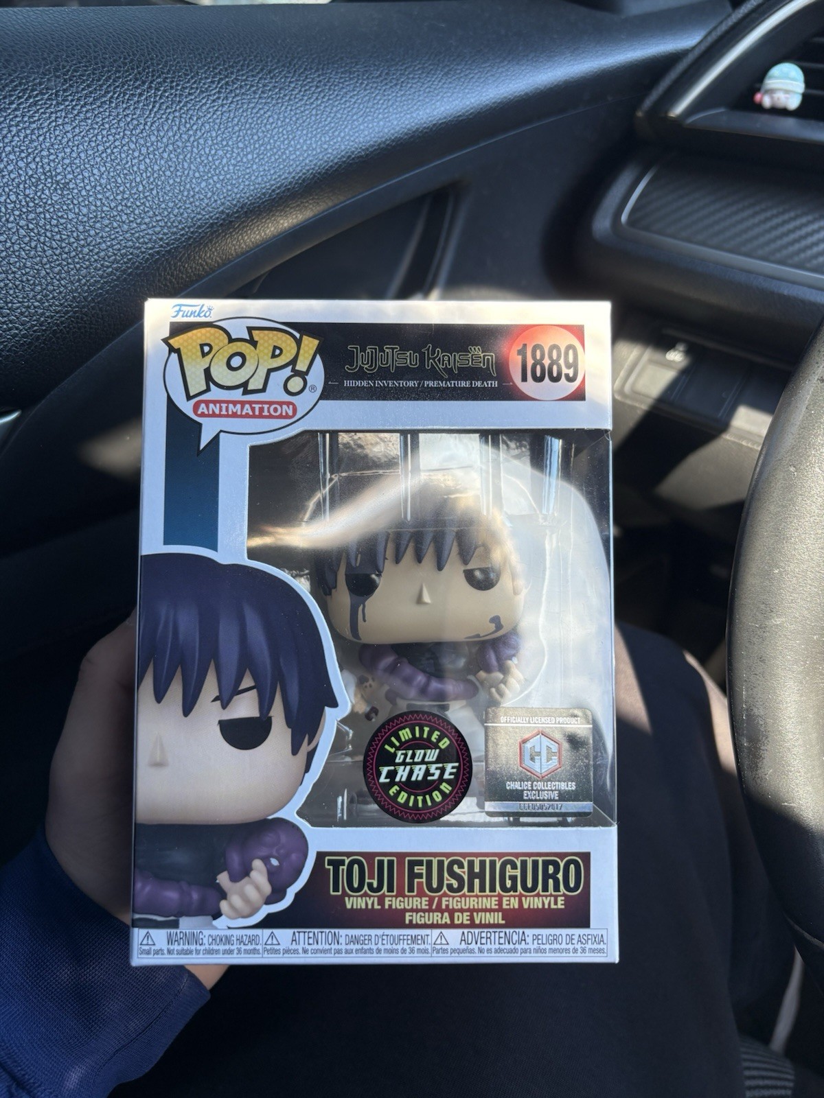 Funko Pop! Jujutsu Kaisen Toji Fushiguro #1889 Chalice Glow Chase Exclusive
