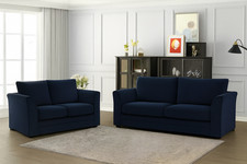 3 AND 2 SEATERS NEW PLUSH VELVET COLORS HIGH BACK/SCATTER BACK