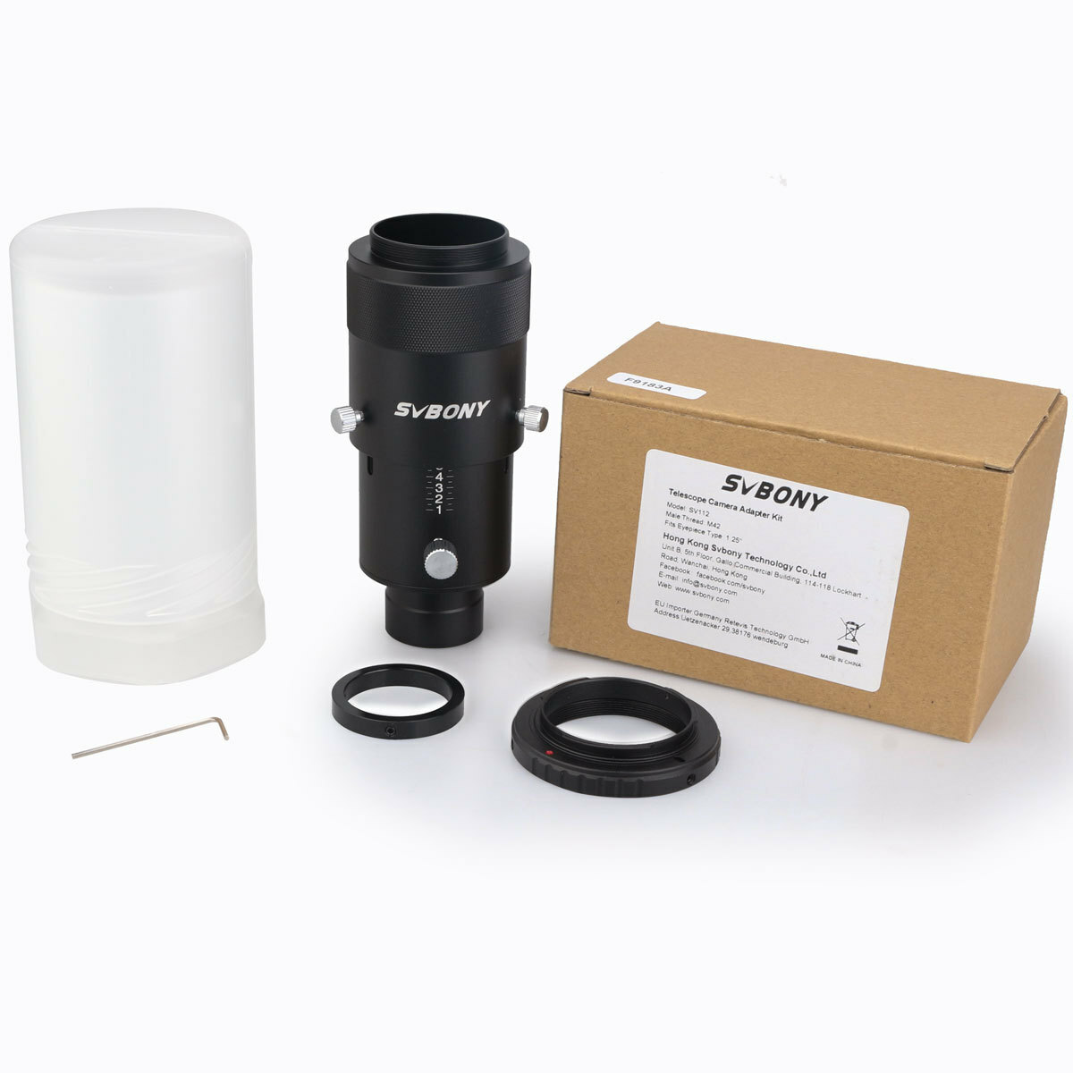 1.25'' Telescope T-Adapter Ring For Nikon SLR DSLR, 1.25in To M42 T-mount Eyepiece Mount Adapter For Nikon D90, D80, D70, D60, D50 SLR Cameras, Etc