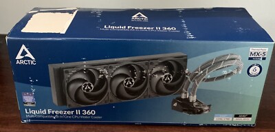 Arctic Liquid Freezer II 360 AIO CPU Water Cooler AMD AM4 AM5 3 x