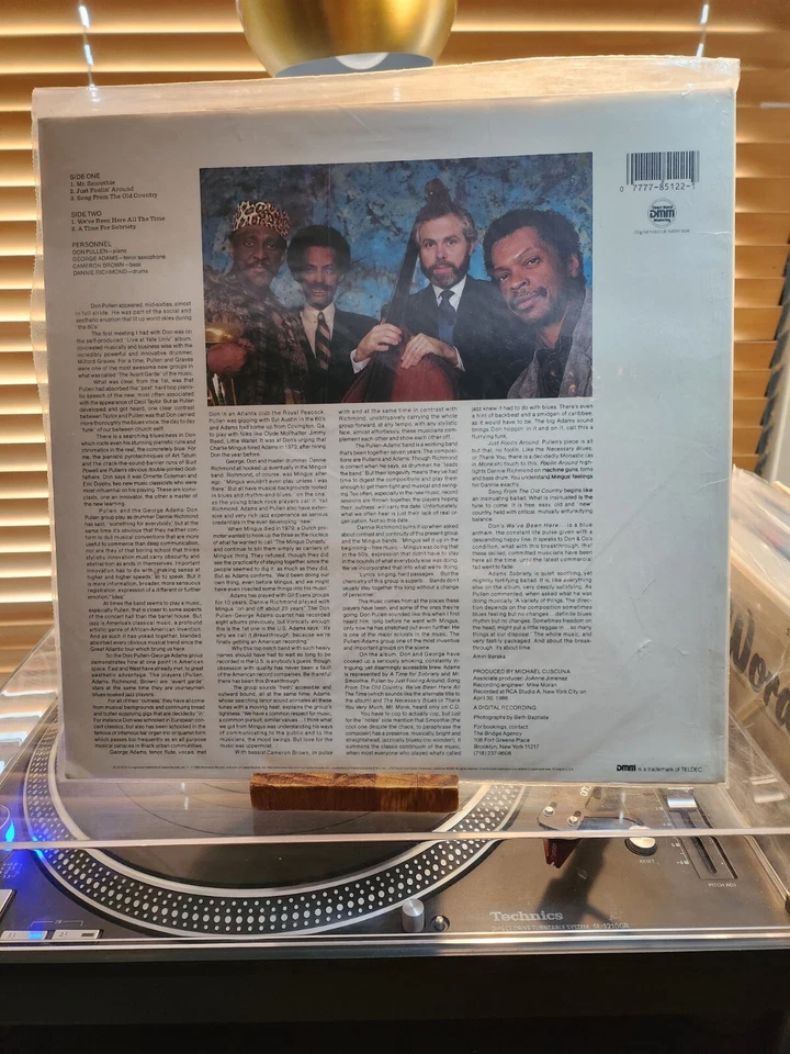 The Don Pullen George Adams Quartet, Breakthrough, 86 1st Blue Note, VG+/VG+ Foto 2 de 4