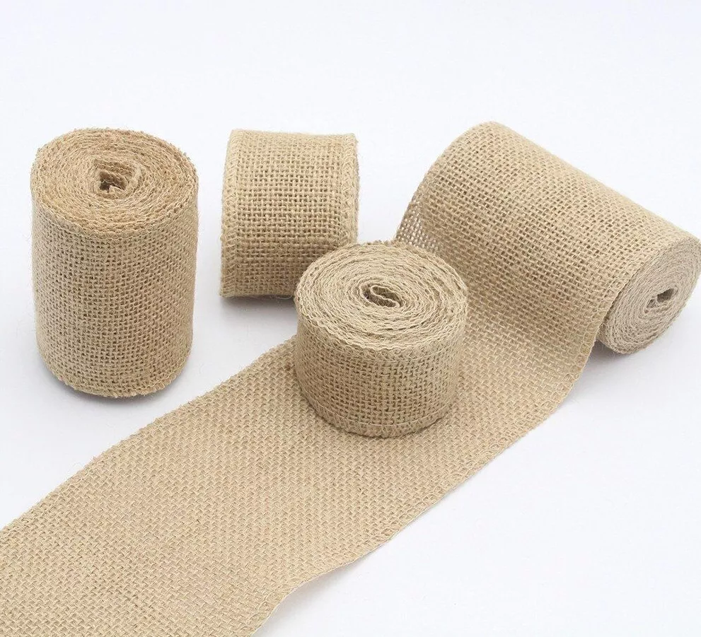 Crafting Jute Burlap Ribbon Use For Artwork Crafts Accessories