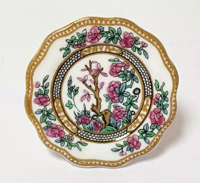 Coalport china best sale brooch