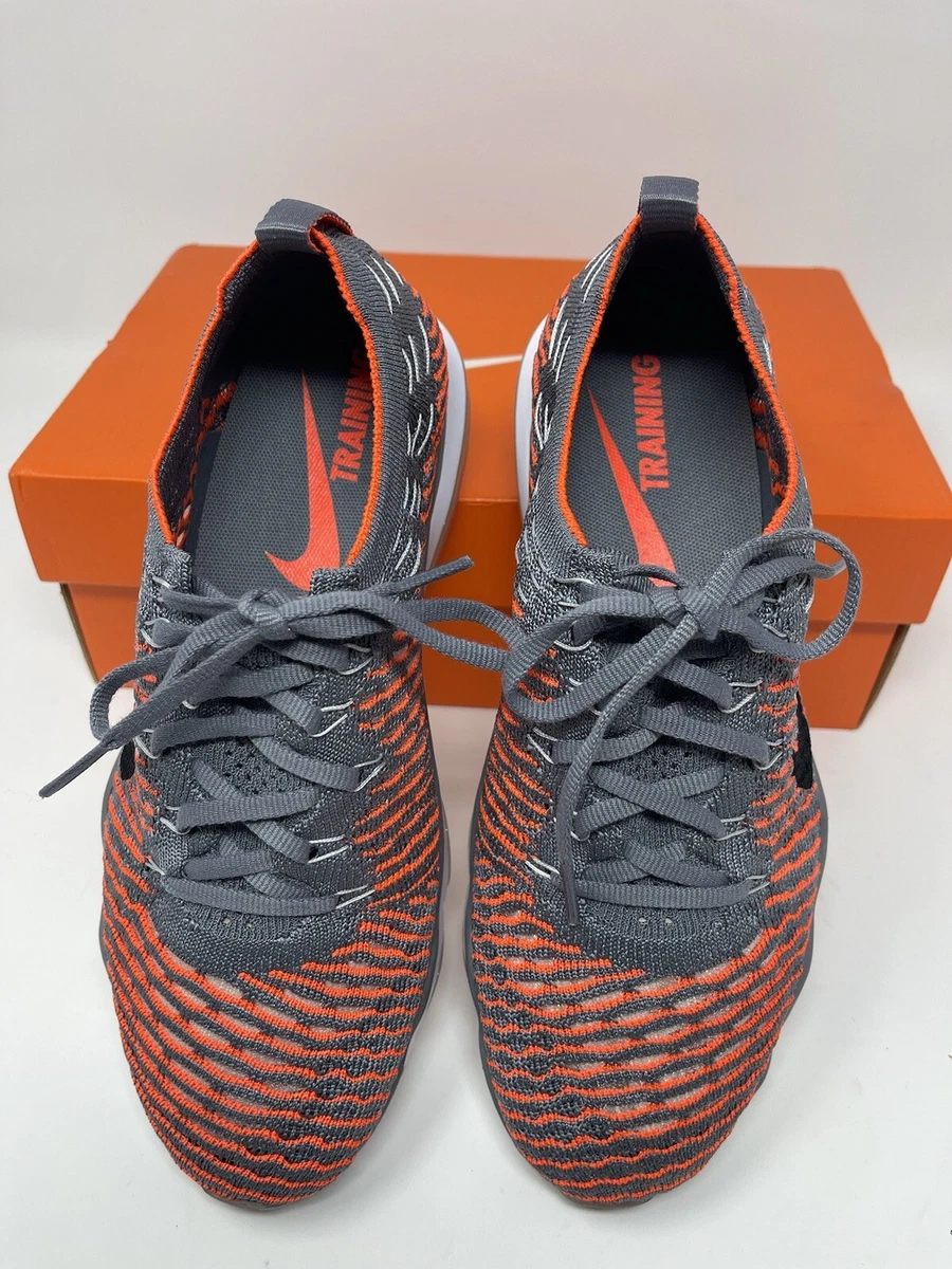 Nike training air zoom fearless sales trainers in black and orange
