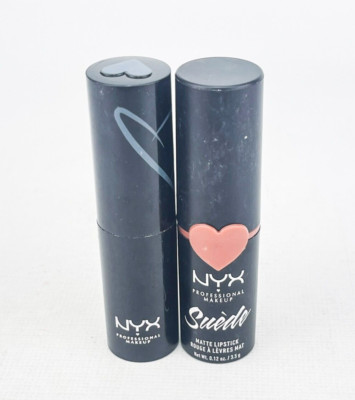 NYX Suede Matte Lipstick Color Brunch Me 0.12 Oz Each Lot Of 2