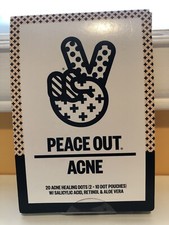 New Peace Out Acne Exp 9/25 20 Dots Salicylic Acid/Retinol/Aloe Vera Free Ship 