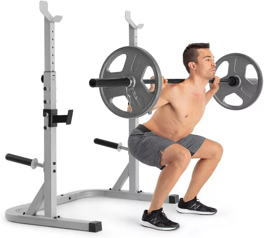 Weider Platinum Olympic Squat Weight Rack Stands with Safety