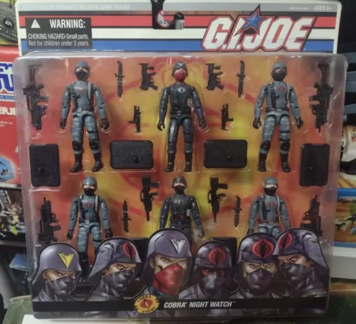 G.I. Joe: Cobra Night Watch 6 pack HTF MISB MIB MOC TRU Exclusive O-ring Figures