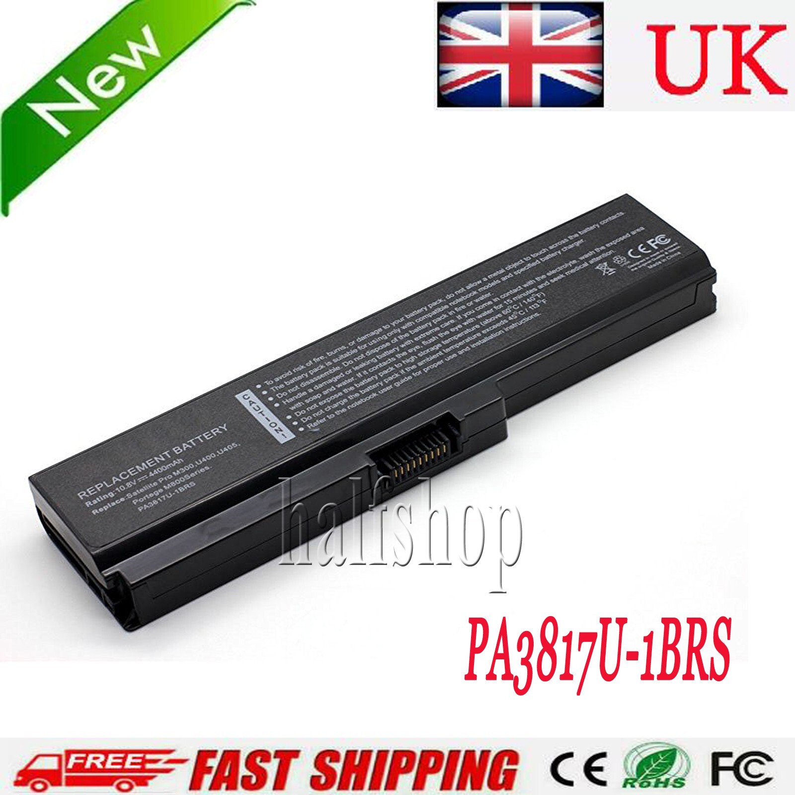 Battery For Toshiba Satellite C645D C650 C655 C660 PA3817U-1BRS new