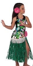 Dansco Girls Costume Hula Girl Small New