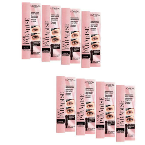 8x LOreal Paris Lash Paradise Mascara 6.4mL Black - Picture 6 of 7