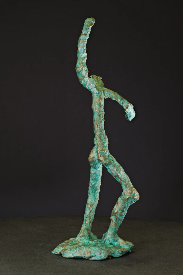 Sculpture plastic art Expressionism Medusa sign unique Prof em Loeschner-Gornau - image 3 of 4