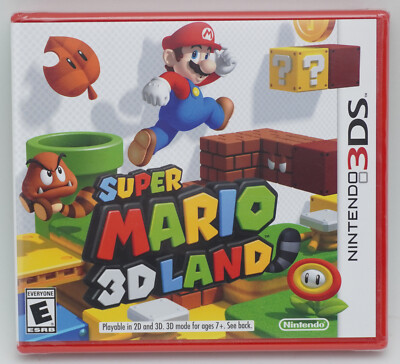 Sealed Super Mario 3D Land Nintendo 3DS US NTSC Factory Sealed